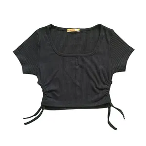 کراپ‌تاپ آستین کوتاه زنانه مدل بغل بند