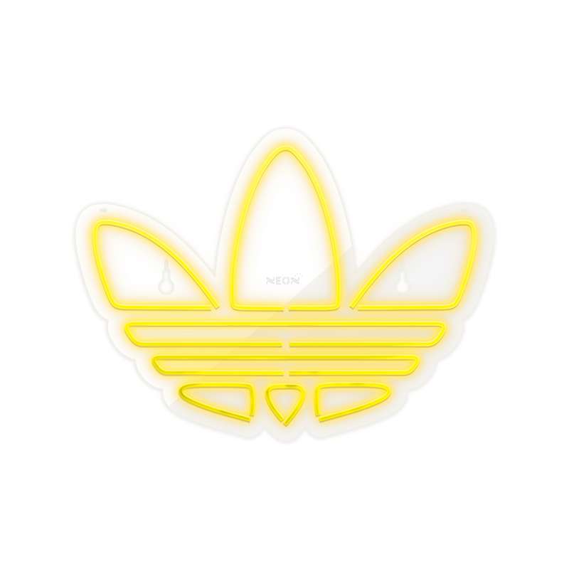 چراغ دیواری نئون دیزاین طرح Adidas-Logo_YL