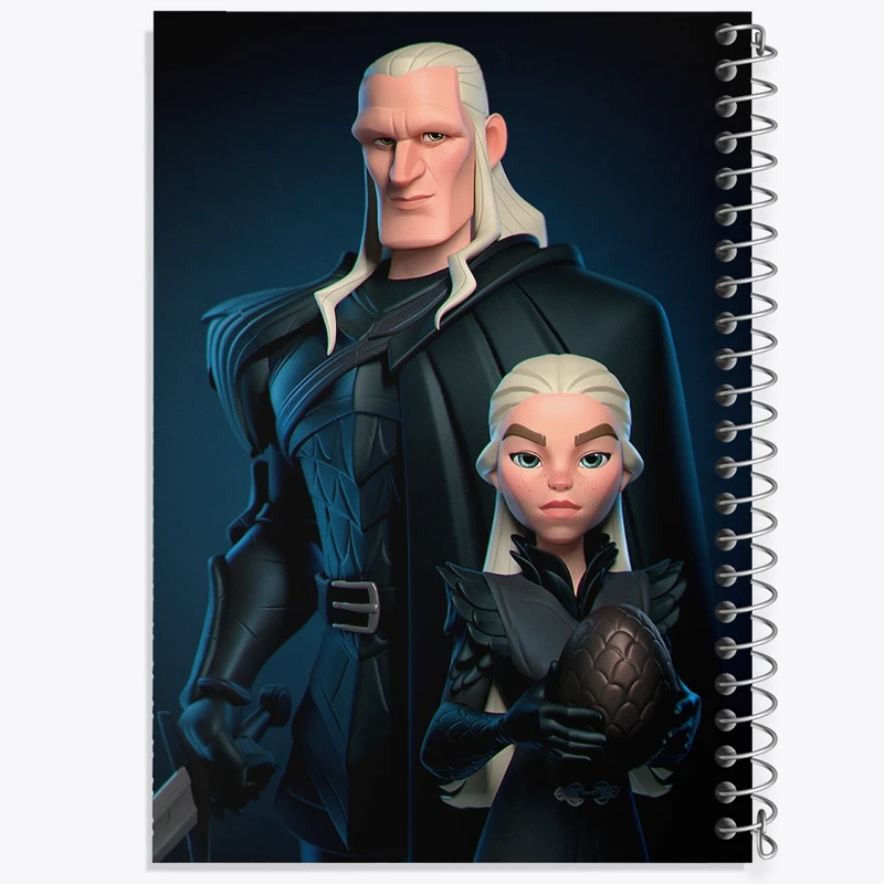 دفتر مشق 100 برگ خندالو طرح خاندان اژدها کد F1228