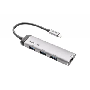 هاب 4 پورت USB-C ورباتیم مدل 49147