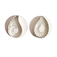 قالب شیرینی به گز مدل ترمه و طاووس مجموعه 2 عددی