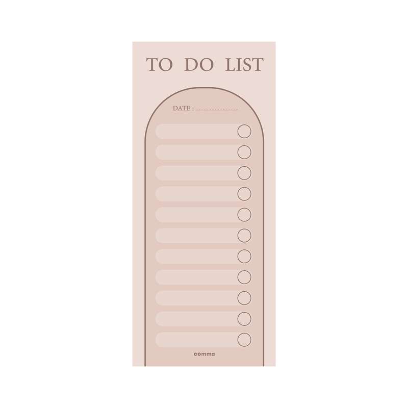  کاغذ یادداشت کاما طرح to do list مدل k01 بسته 30 عددی