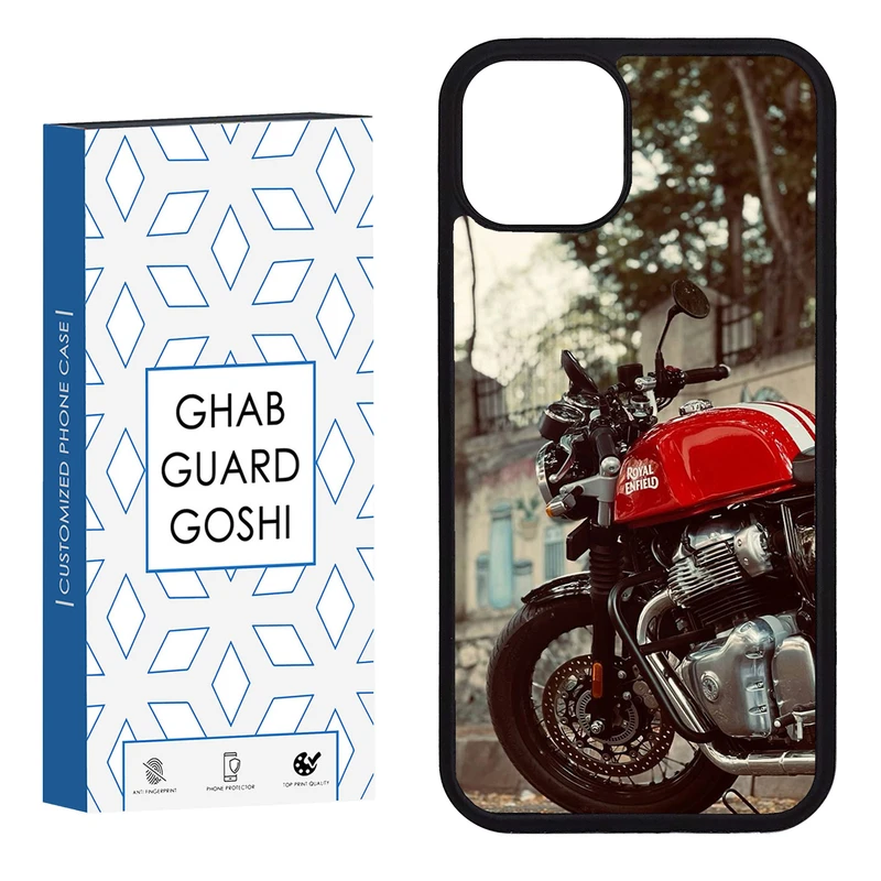 کاور قاب گارد گوشی طرح موتور سی بی کد FB-087 مناسب برای گوشی موبایل اپل iphone 13 / 14  