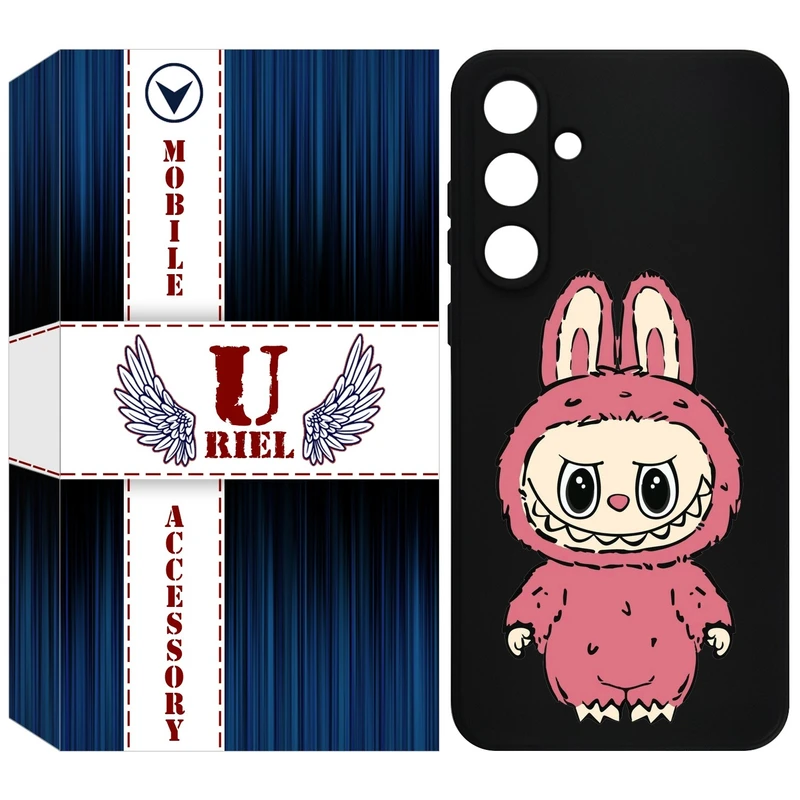 کاور یوریل قاب مدل KSH کد 149 طرح عروسک لبوبو مناسب برای گوشی موبایل سامسونگ Galaxy A55