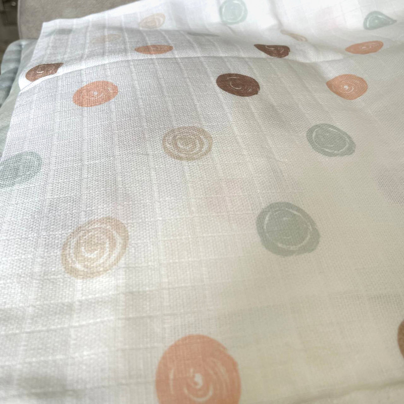 ملحفه کودک ویپو مدل Colorful Muslin سایز 75x75 سانتی متر