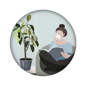 استیکر تزئینی موبایل مدل دختر کد 3842