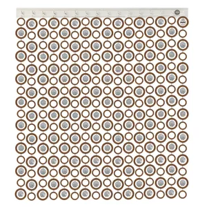 پرده آریا کریستال مدل رویا سایز 100x120 سانتی متر