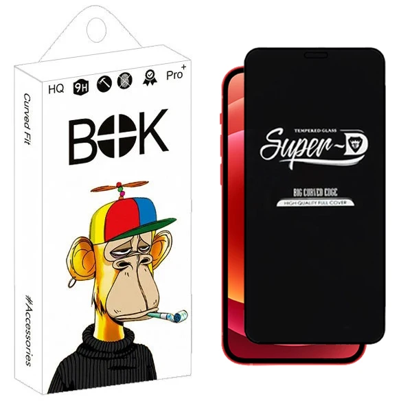 محافظ صفحه نمایش بوک مدل Transparent SuperD مناسب برای گوشی موبایل اپل iPhone 12