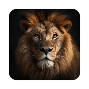 زیر لیوانی کاکتی طرح شیر مدل mp23588