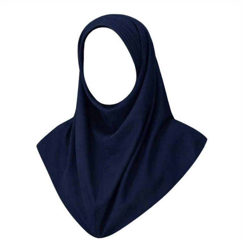 مقنعه تترون زنانه مدل ابردوزی سایز 80 سانتی‌متر
