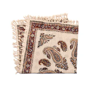 سفره قلمکار  اثر  زابلیان طرح 30-11-118 سایز 80 در80  سانتی متر