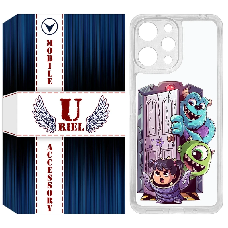 کاور یوریل مدل Clear کد 67 طرح سالیوان مناسب برای گوشی موبایل شیائومی Redmi 12 4G / 12 5G