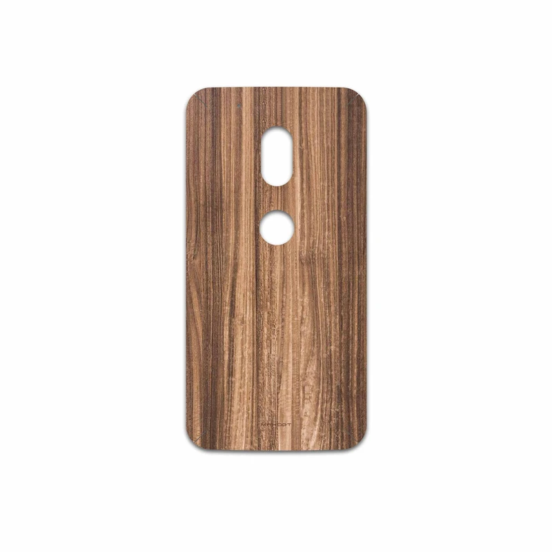 برچسب پوششی ماهوت مدل Light Walnut Wood مناسب برای گوشی موبایل موتورولا Moto G4 Play
