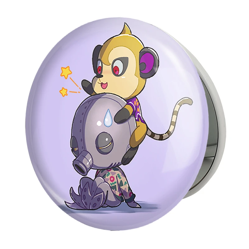 آینه جیبی خندالو طرح بازی انیمال کراسینگ (Animal Crossing) مدل تاشو کد 32639