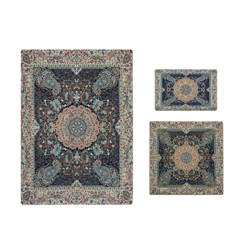 سجاده و جانماز ترمه نگین خاتم طرح افشاری کد SRM