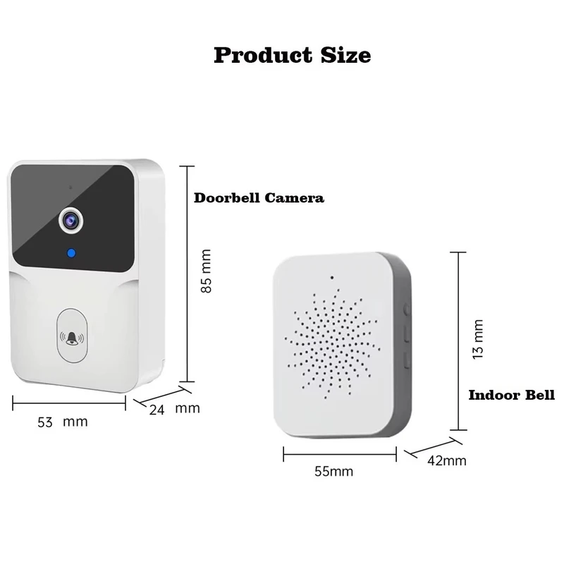 عکس شماره 2 : زنگ هوشمند مدل visper به همراه دوربین