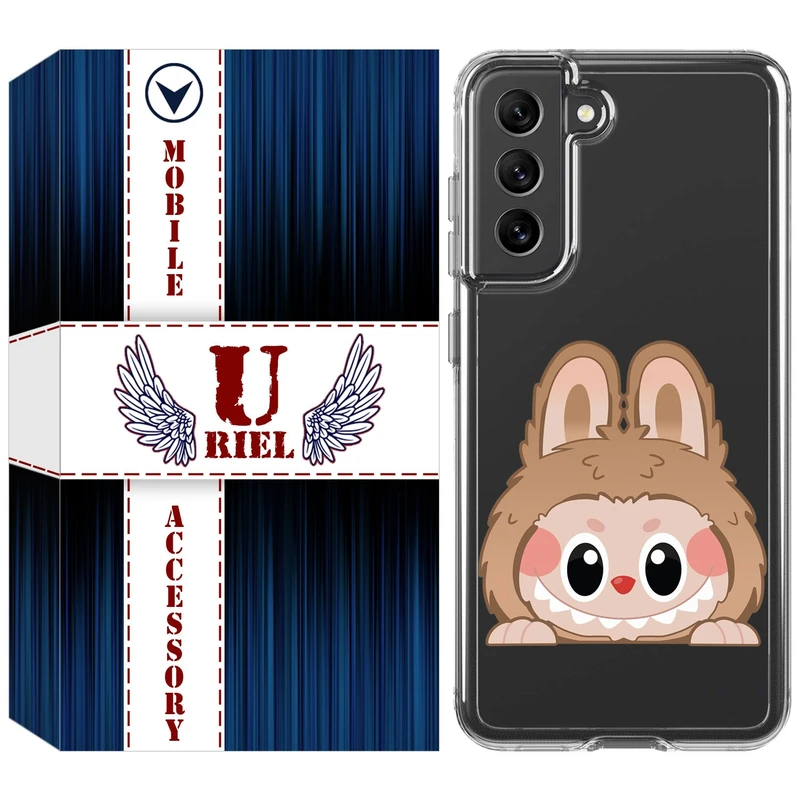 کاور یوریل مدل Clear کد 143 طرح لبوبو مناسب برای گوشی موبایل سامسونگ Galaxy S21 FE