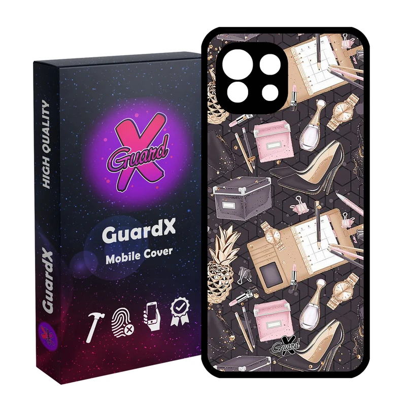 کاور گارد ایکس طرح دخترانه مدل Glass10310 مناسب برای گوشی موبایل شیائومی Mi 11 Lite