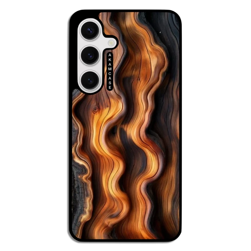 کاور آکام مدل AMC-WSGS24-WOOD-16 مناسب برای گوشی موبایل سامسونگ Galaxy S24