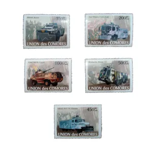 تمبر یادگاری مدل تانک کد c-631 بسته 5 عددی