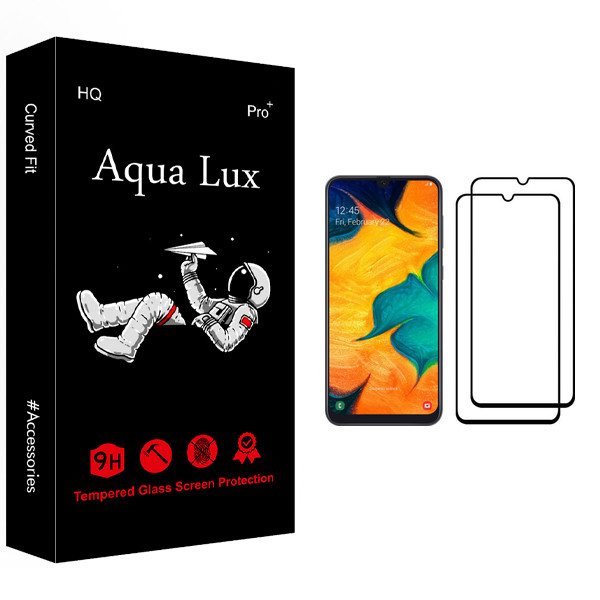 محافظ صفحه نمایش آکوا لاکس مدل +Pro مناسب برای گوشی موبایل سامسونگ Galaxy A30 بسته دو عددی