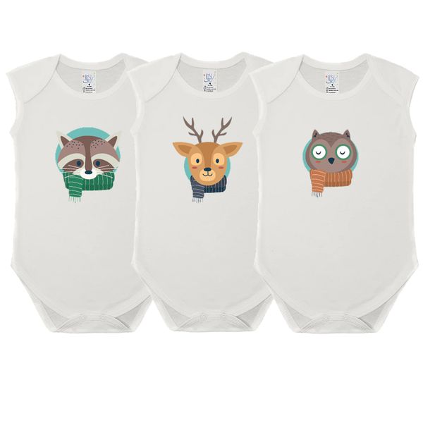 بادی نوزادی نیل کوک مدل Summer Cute بسته 3 عددی