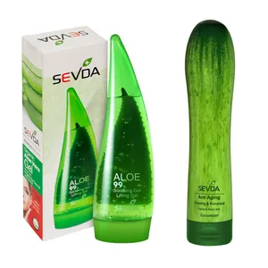 ژل ضد چروک سودا مدل لیفتینگ آلوئه ورا و خیار حجم 250 میلی لیتر مجموعه 2 عددی