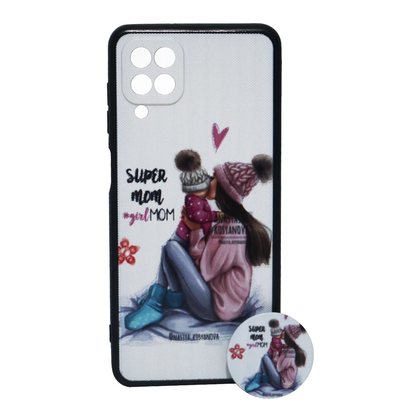 کاور کد 17023 مناسب برای گوشی موبایل سامسونگ GALAXY A12 به همراه پایه نگهدارنده