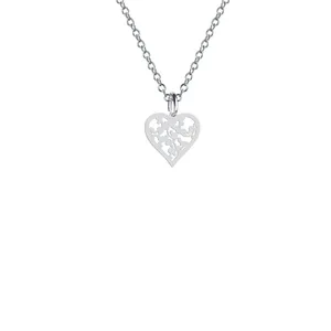 گردنبند نقره زنانه هایکا مدل قلب کد n.ha2-422