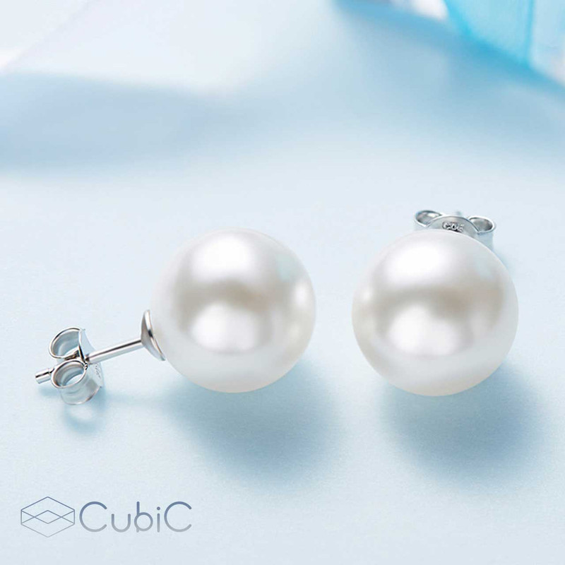 گوشواره نقره زنانه کوبیک مدل QE-4507