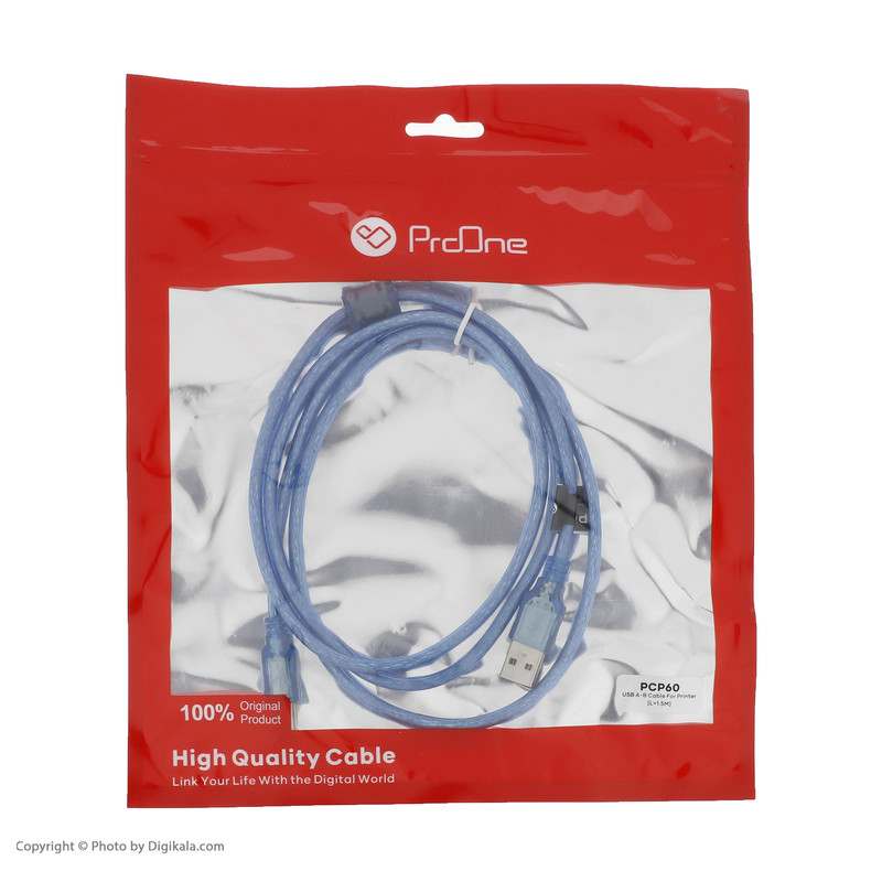 کابل USB پرینتر پرووان مدل PCP60 طول 1.5 متر
