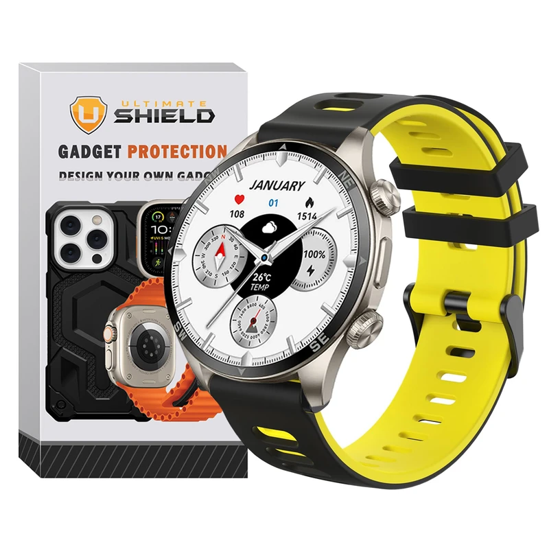 بند آلتیمیت شیلد مدل Hike TW مناسب برای ساعت هوشمند گلوریمی GX Sport 22mm