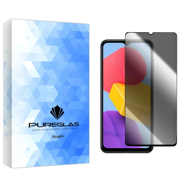محافظ صفحه نمایش حریم شخصی پیور گلس مدل NuGlas مناسب برای گوشی موبایل سامسونگ Galaxy M13 4G