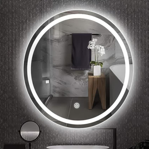 آینه سرویس بهداشتی البرز مدل گرد نواری 60