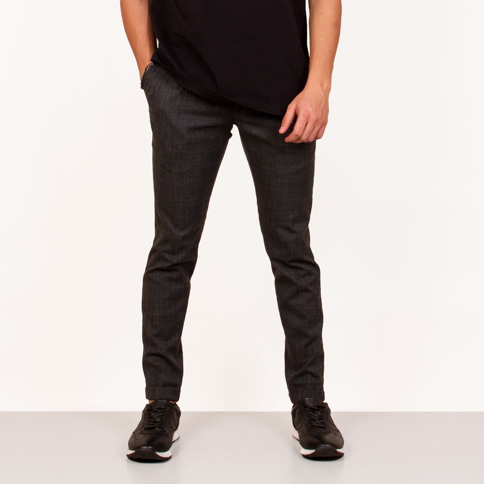 شلوار مردانه ان سی نو مدل فاستونی ال سی رنگ مشکی - - 72