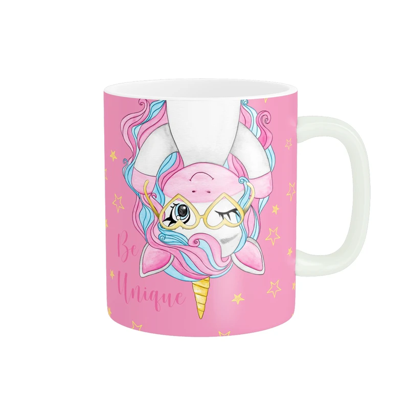 ماگ پاد آفرین طرح اسب تک شاخ کد 5187