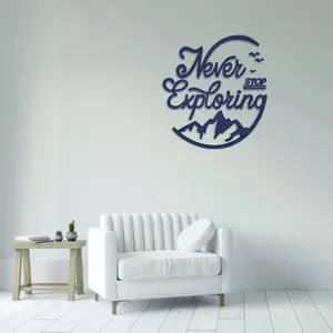 دیوارکوب مدل Never stop exploring