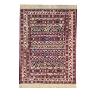 گلیم دستباف زرع چارک طرح سوزنی مدل AA251