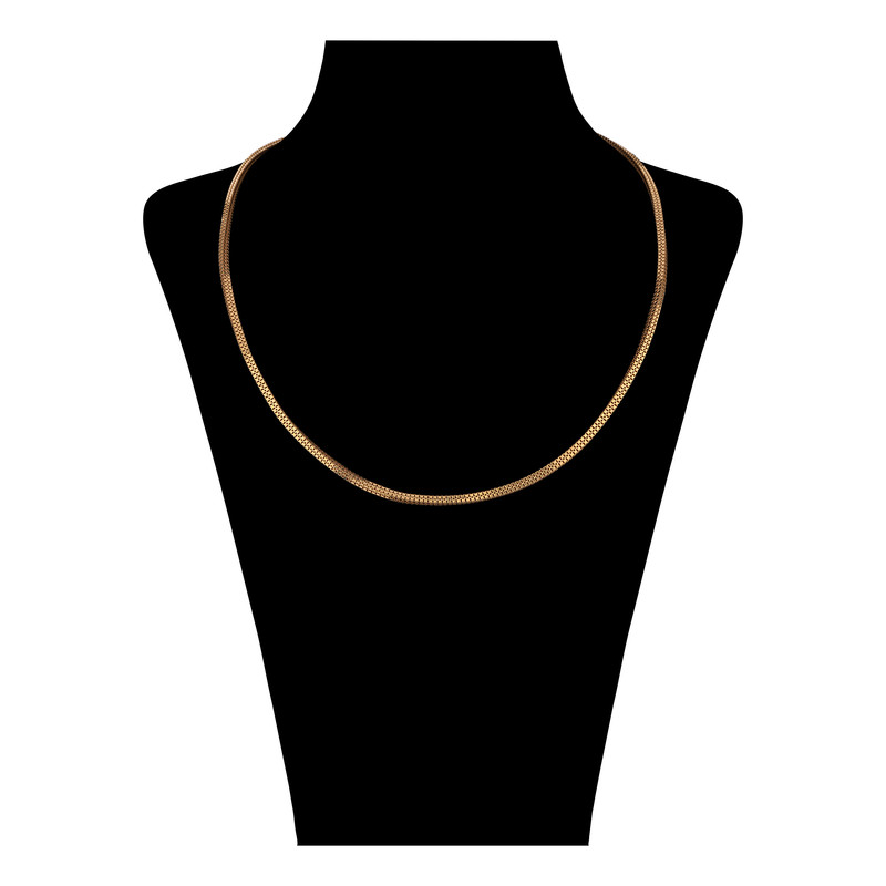 زنجیر بیزمارک طلا 18 عیار زنانه صلاحی گلد مدل 17587