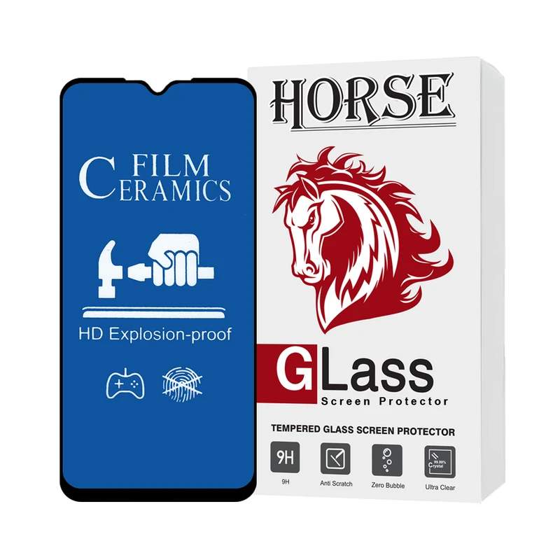 محافظ صفحه نمایش سرامیکی مات هورس مدل CERMAH مناسب برای گوشی موبایل شیائومی Redmi 10C / Redmi 10 India / Redmi 10 Power / Redmi 12C / Poco C55 / Redmi A3