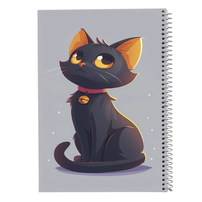 دفتر شطرنجی 50 برگ مدوپد مدل گربه کد DF14746