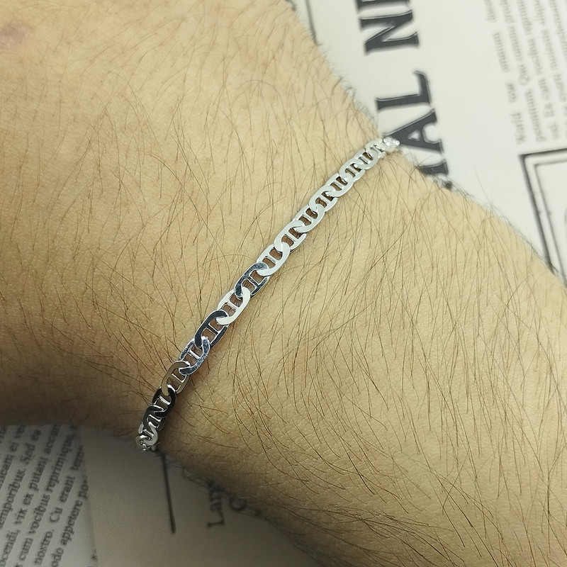 دستبند نقره سلین کالا مدل ملوانی کد 57