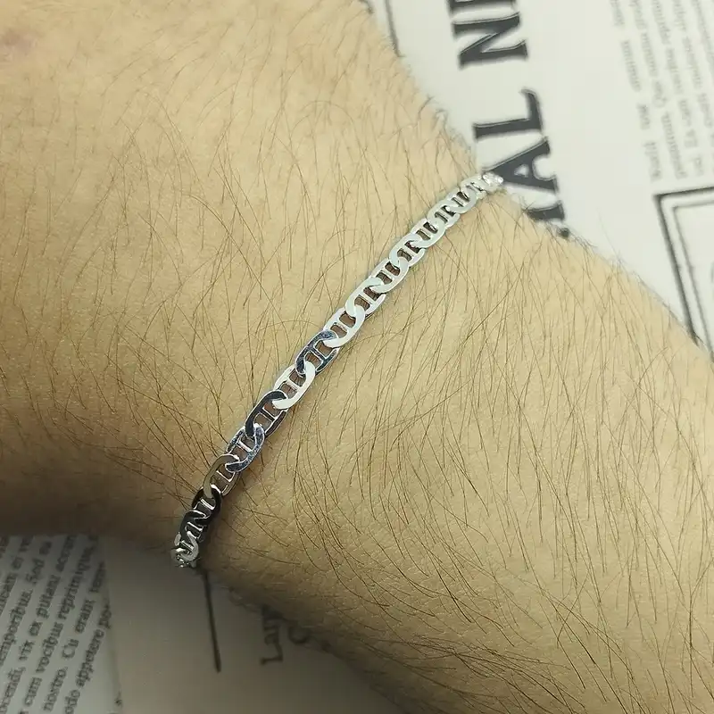 دستبند نقره سلین کالا مدل ملوانی کد 57