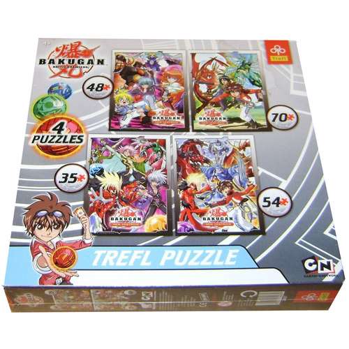 پازل 207 تکه تریفل مدل Mix BAKUGAN 4IN1