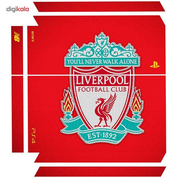 برچسب عمودی پلی استیشن 4 ونسونی طرح Liverpool FC 2016