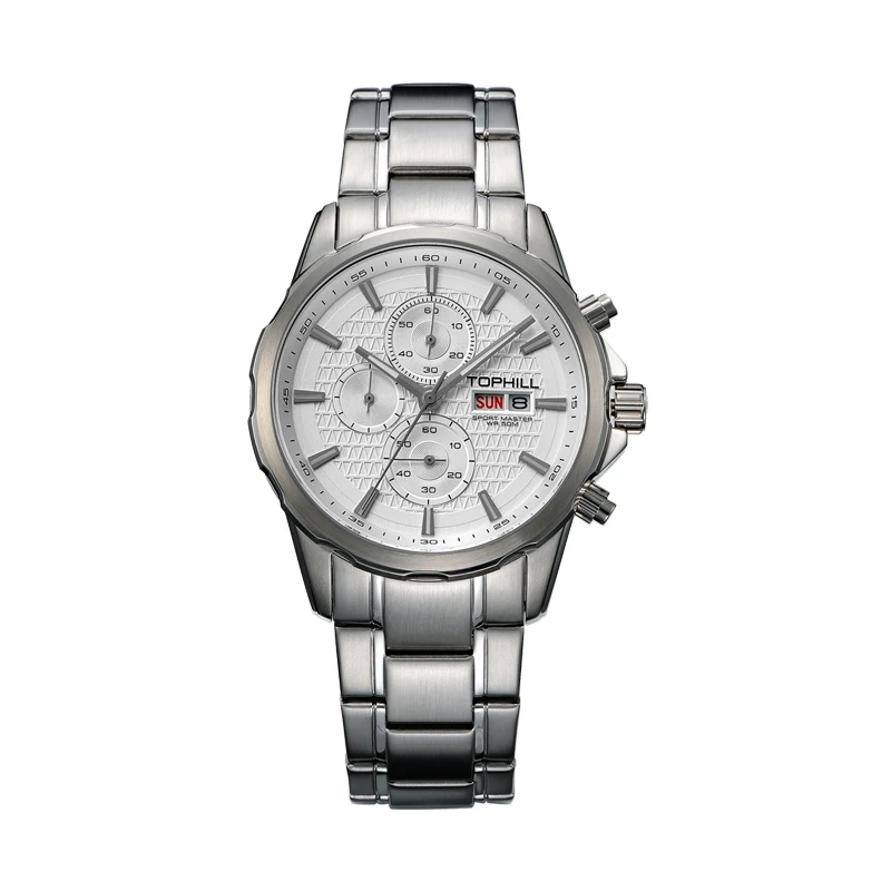 ساعت مچی عقربه‌ای کوارتز مردانه تاپ هیل مدل TL016G.PB1252
