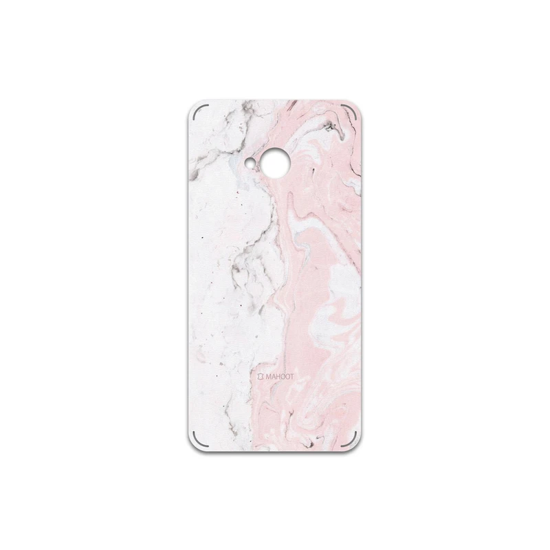 برچسب پوششی ماهوت مدل Blanco-Pink-Marble مناسب برای گوشی موبایل اچ تی سی One