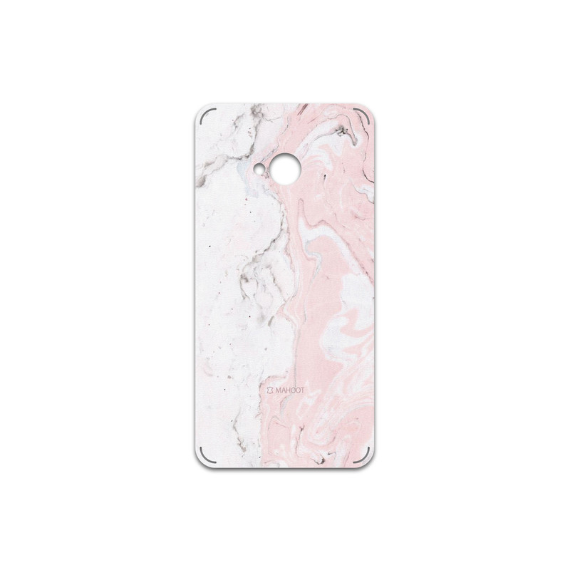 برچسب پوششی ماهوت مدل Blanco-Pink-Marble مناسب برای گوشی موبایل اچ تی سی One