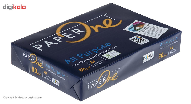 کاغذ 80 گرمی پیپر وان سایز A4 بسته 5 عددی
