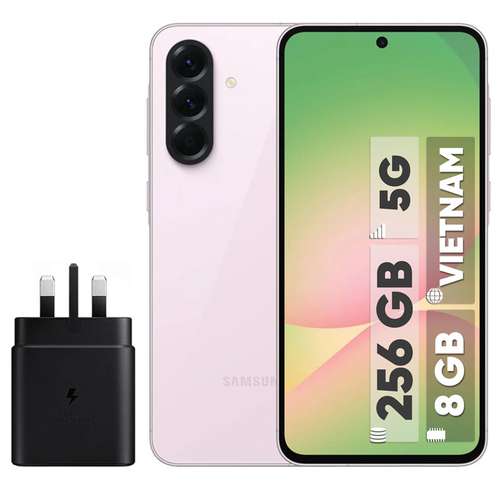 گوشی موبایل سامسونگ مدل Galaxy A56 دو سیم کارت ظرفیت 256 گیگابایت و رم 8 گیگابایت - ویتنام - به همراه شارژر 45 وات سامسونگ